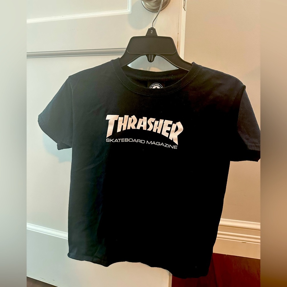 Thrasher skateboard youth shirt